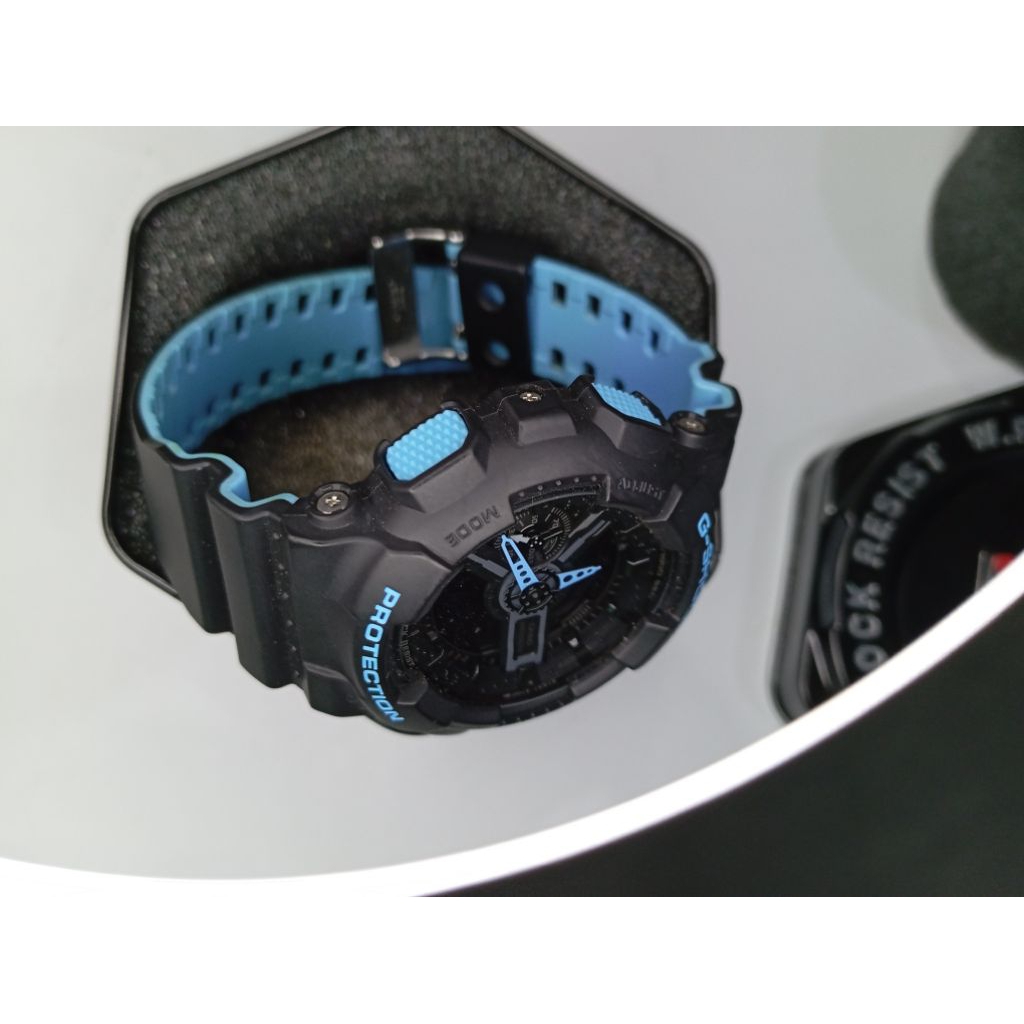 G-Shock GA110 original preloved Gshock GA-110LN-1ADR blue black