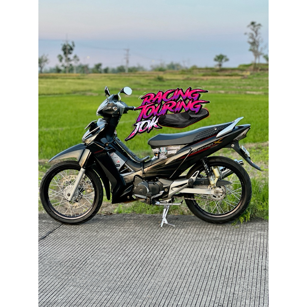 jok supra x 125 karbu lama | jok supra x 125 karbu batman custom kain motif