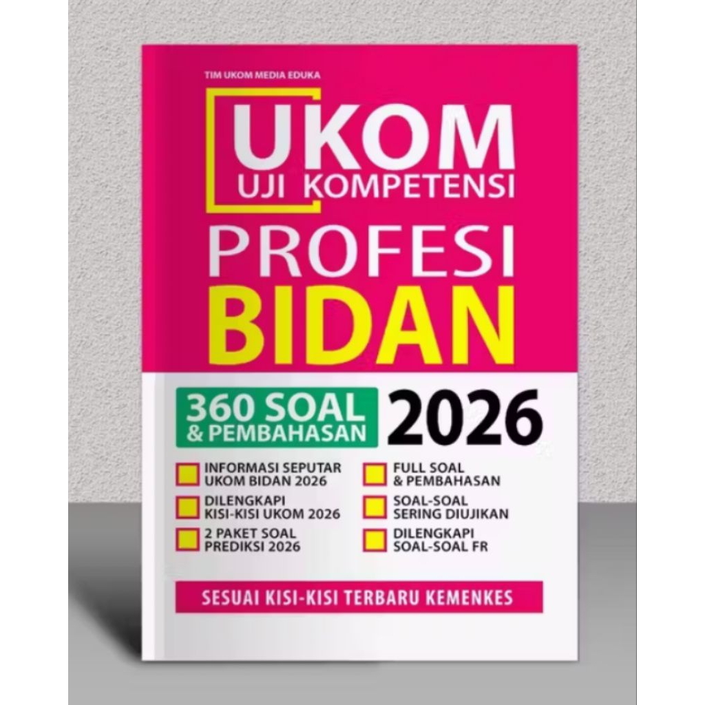 Buku UKOM Bidan Uji Kompetensi Profesi Bidan 2026 - Buku Tes Kebidanan