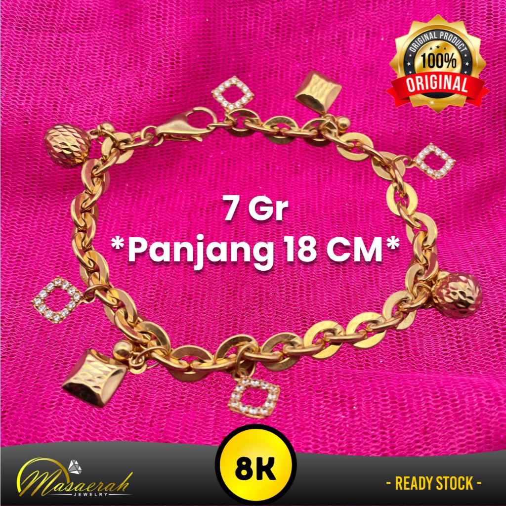 Gelang Emas 8K - Toko Emas Gajah Saerah - 7 Gram 2490
