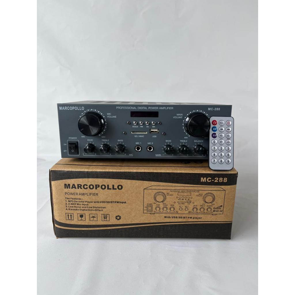AMPLIFIER BLUETOOTH KARAOKE MARCOPOLO MC 288
