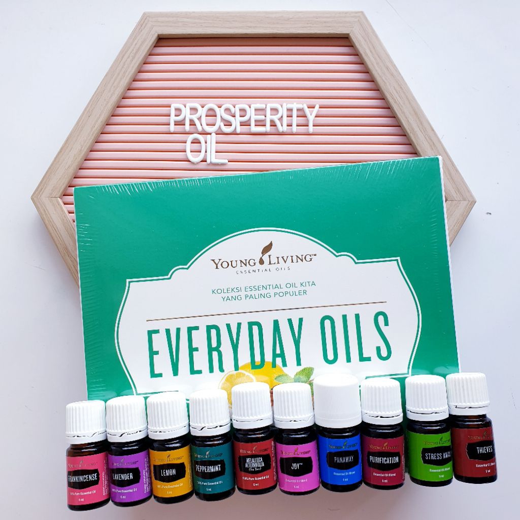 Ready Stock Young Living Everyday Oils Essential Oil Collection ( Frankincense, Lavender, Lemon, Pep
