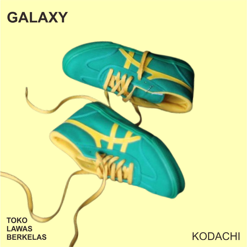 SEPATU KODACHI GALAXY HIJAU KUNING GALAXY HJK Kodachi Galaxy SEPATU KODACHI Green Yellow Suede