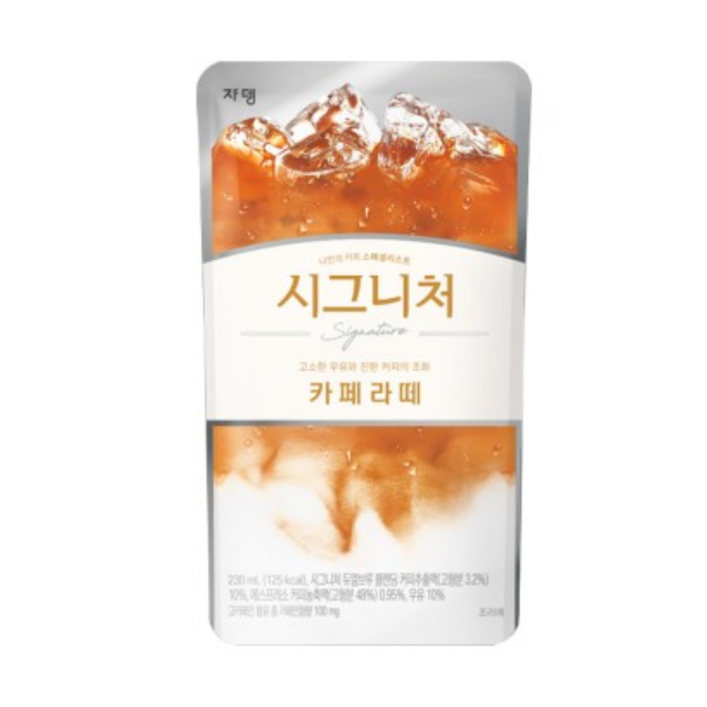 JARDIN Signature Cafe Latte Kopi Pouch Korea Ready to Drink 230ml HALAL