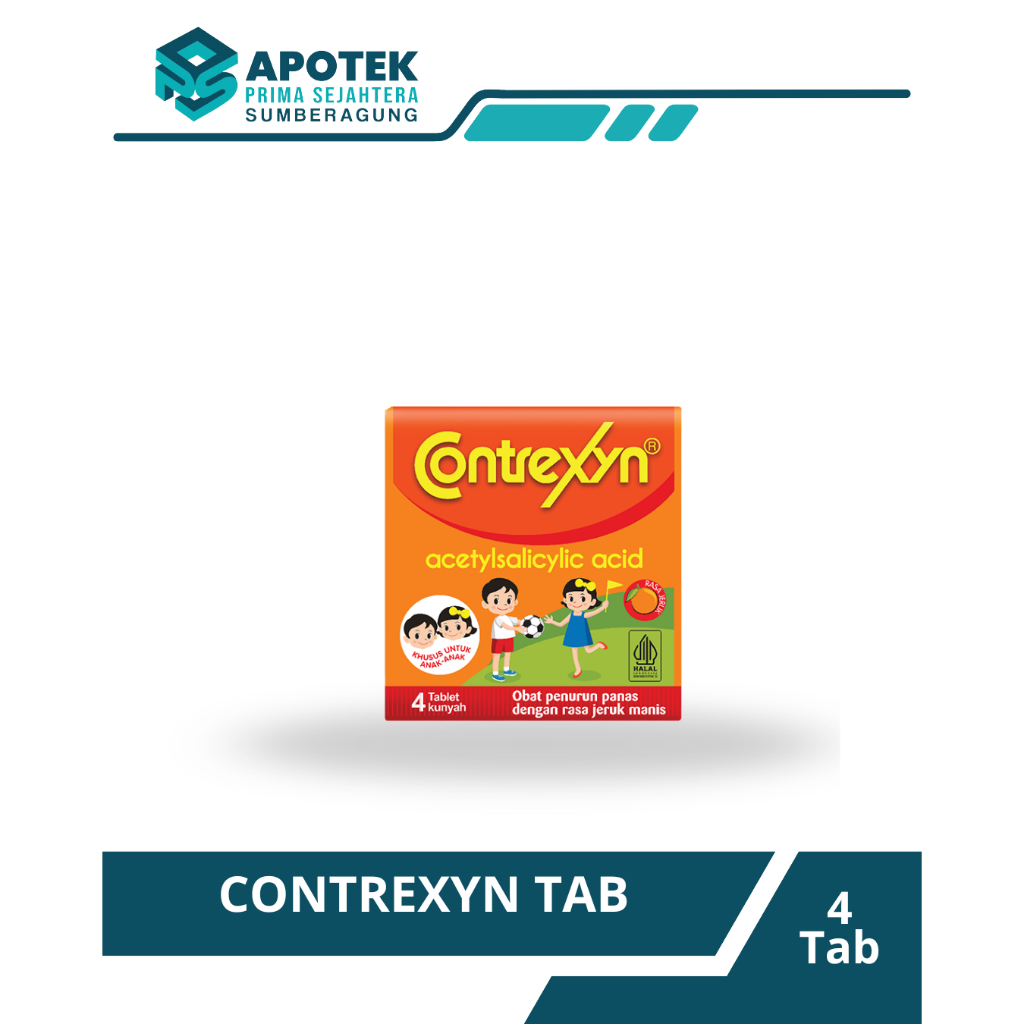 CONTREXYN 4 Tablet - Demam & Batuk | Anak-anak