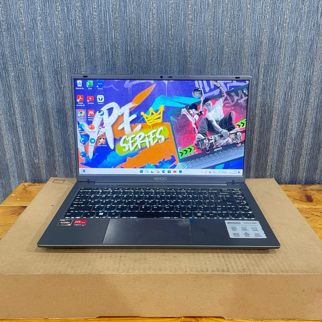 Laptop Second Garansi TokoAxio Mybook Hype 5, AMD Ryzen 5 - 3500U, Ram 8Gb/256Gb Ssd, #Backlight, Le