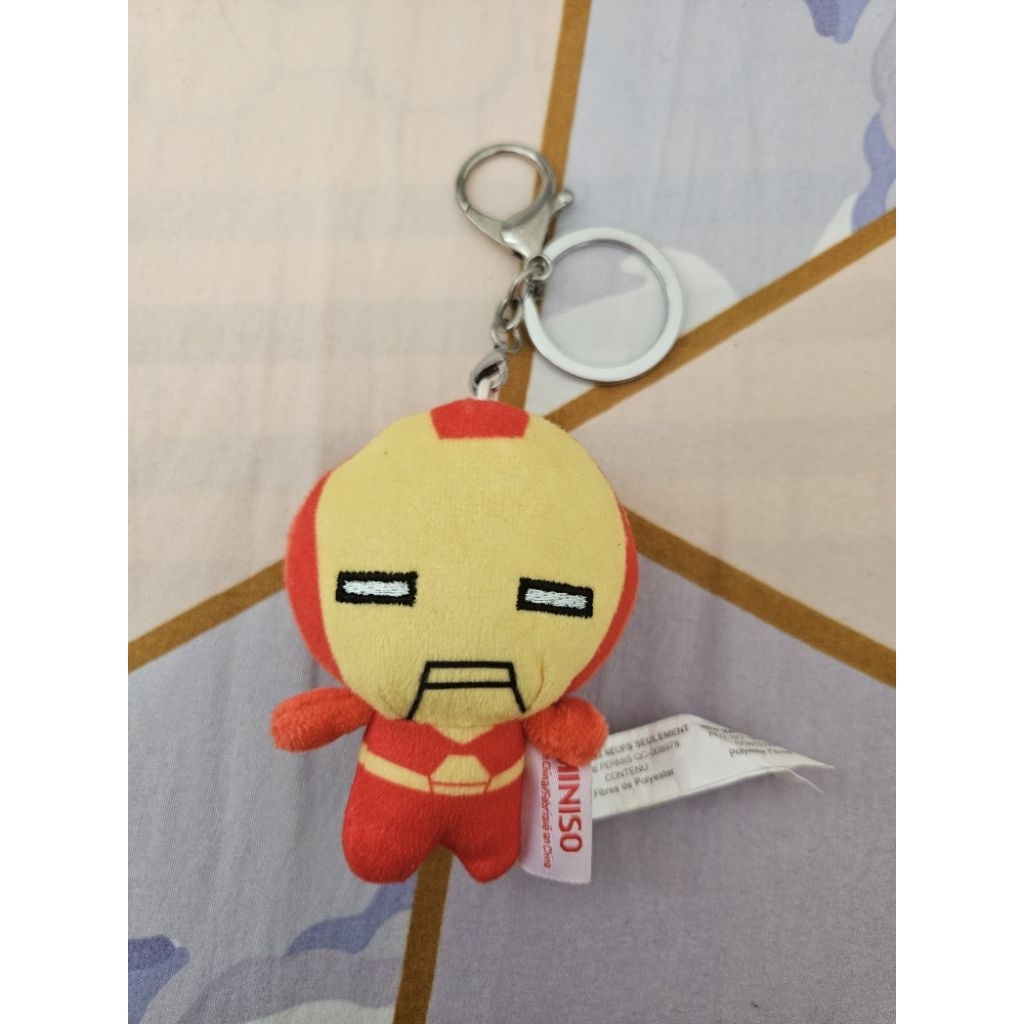[NEW ORI MARVEL] Ganci Gantungan Kunci Iron Man Superhero Original Miniso x Marvel Keychain