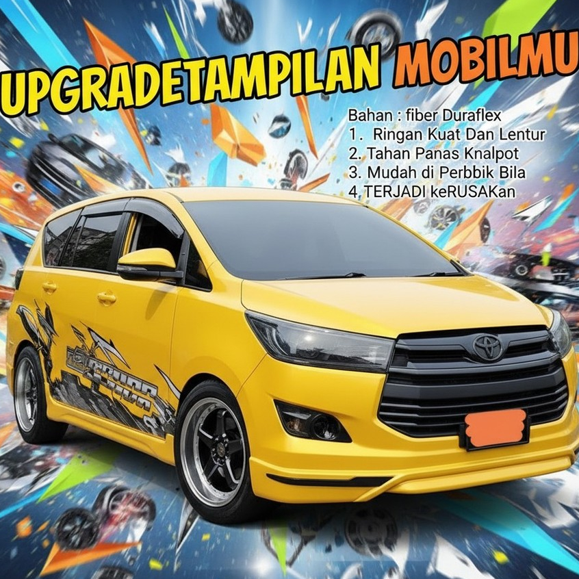 bodykit kijang innova 2016 2017 2018 2019 2020 venturer Hs Bodykit