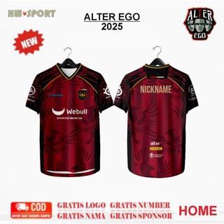 Jersey/Baju ALTER EGO HOME/AWAY MPL S16 2024 SUPORTER Gratis Name Set