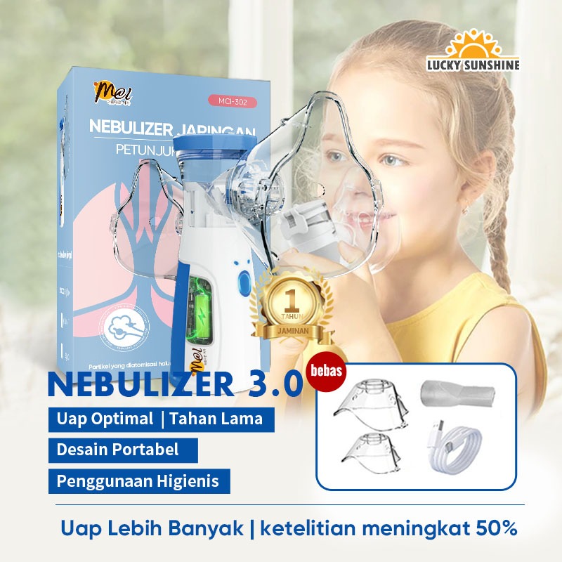 Handheld Inhaler Mesh Nebulizer Mesin Alat Uap Nebulizer Anak Dan Dewasa Nebulizer Portable Mesh Ala