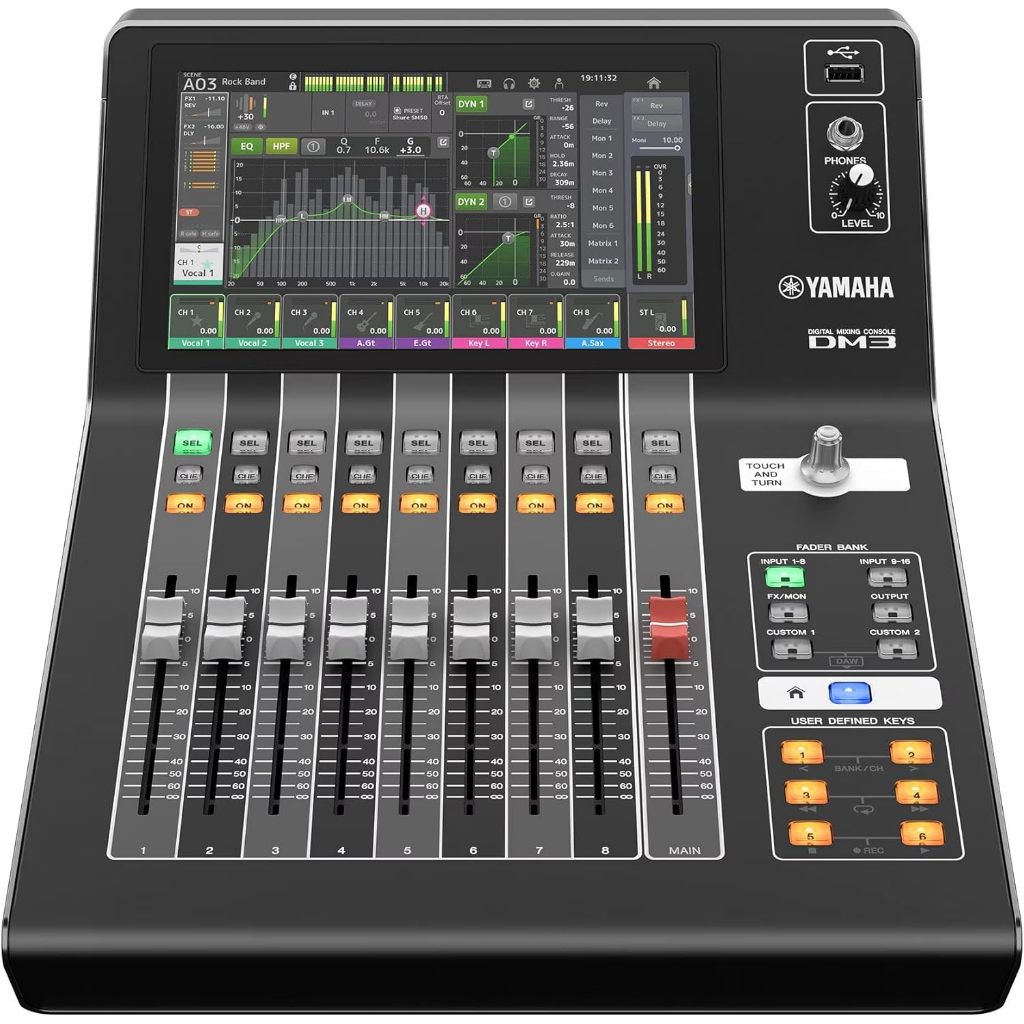 Yamaha DM3-D DM 3 DM-3 22-channel Digital Mixer with Dante