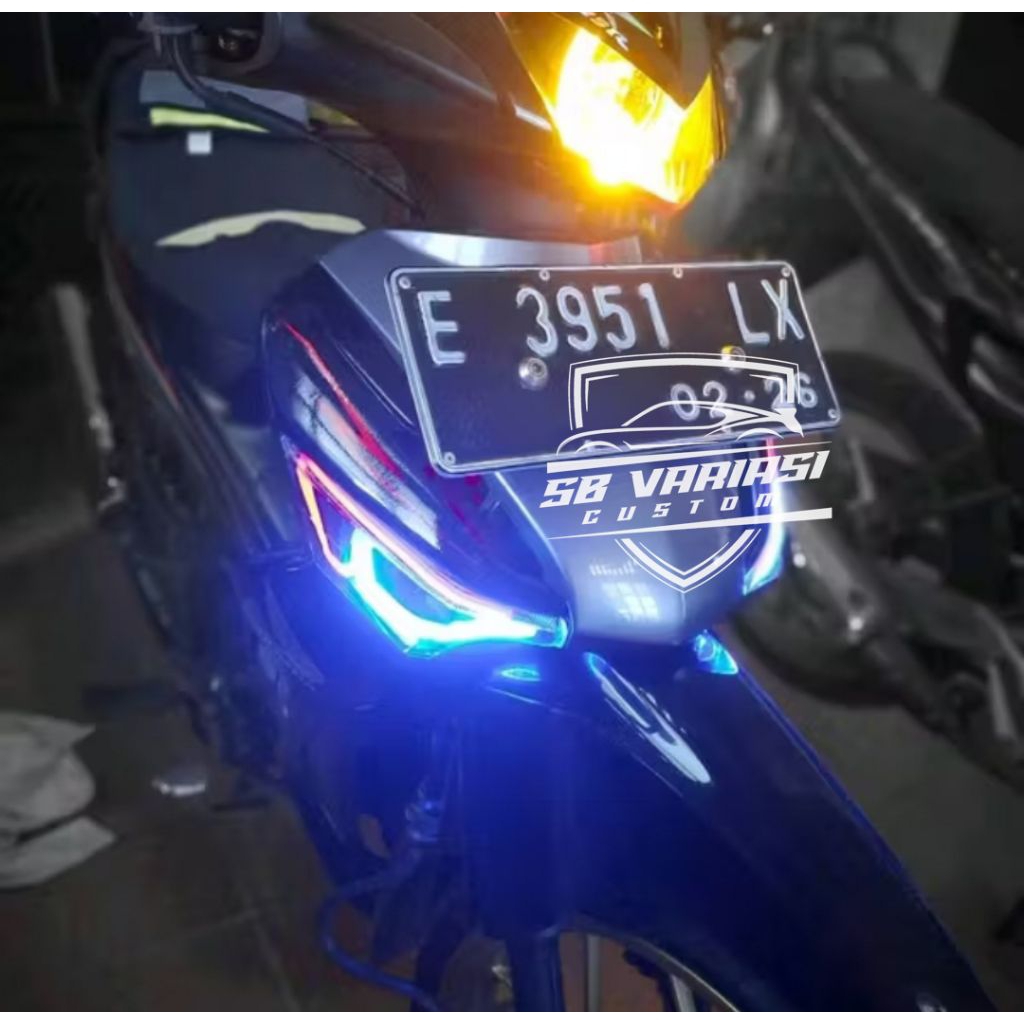 LAMPU SEN SUPRA 125 BETMEN CUSTOM ALIS DRL 2 MODE X ALIS DABEL