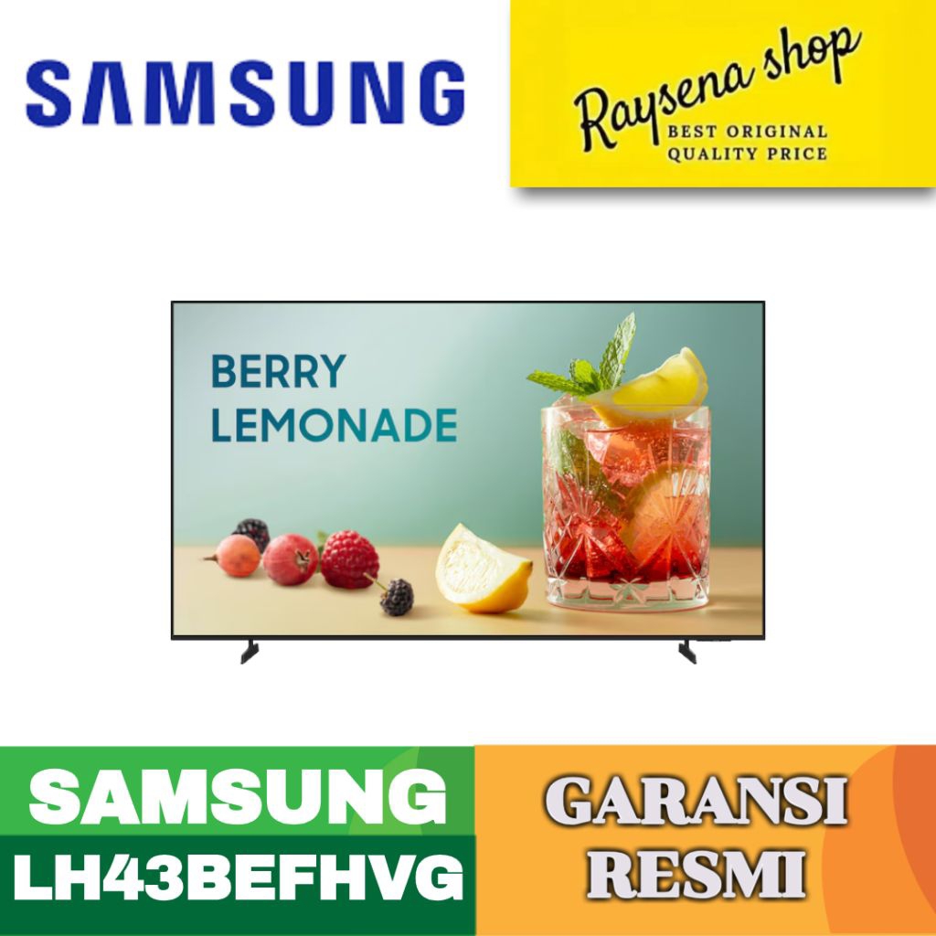 SAMSUNG LH43BEFHVG / 43BEF /
43BEFHVG Smart Monitor for Business TV

BEFX-H 4K 43 Inch