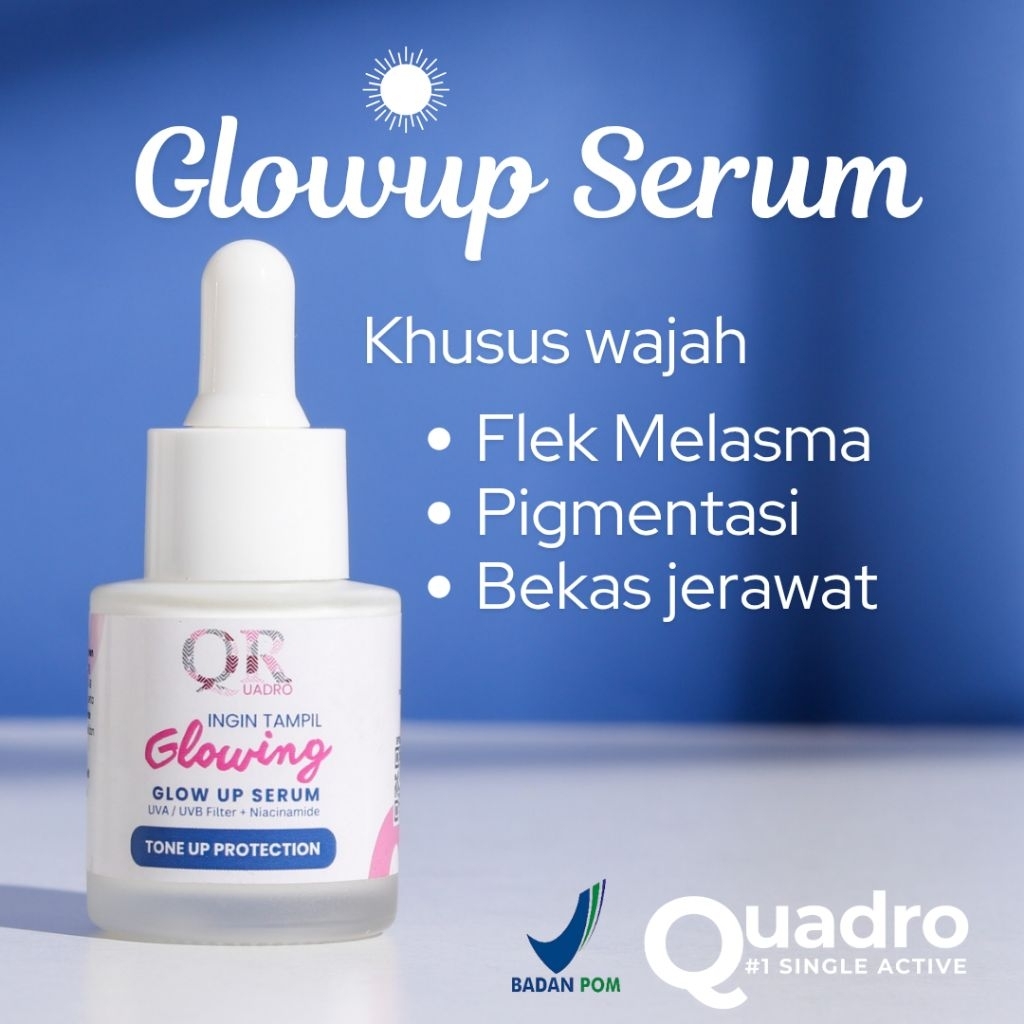 QUADRO GLOWUP SERUM  | Dijamin 100% Ori & BPOM