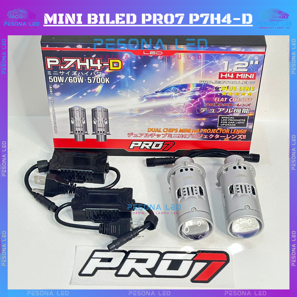 MINI BILED PRO7 PROJECTOR BILED PRO7 P7H4-D SIMPEL CLEAN DAN PNP H4