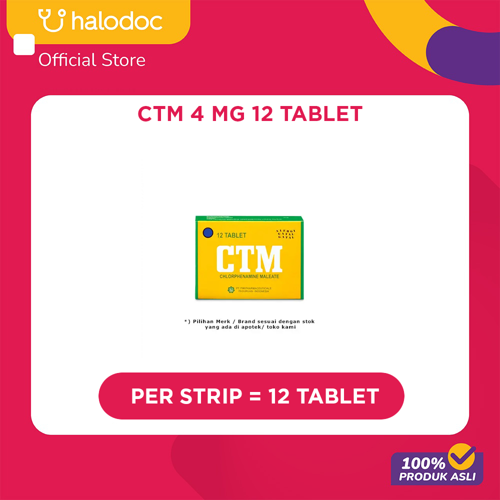 CTM 4 mg 12 Tablet