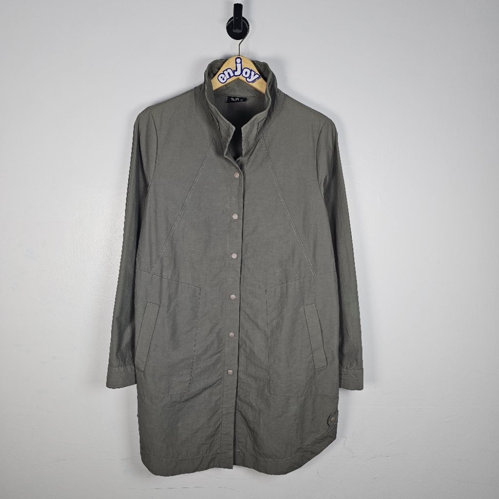 parka panjang tipis soen wanita second preloved