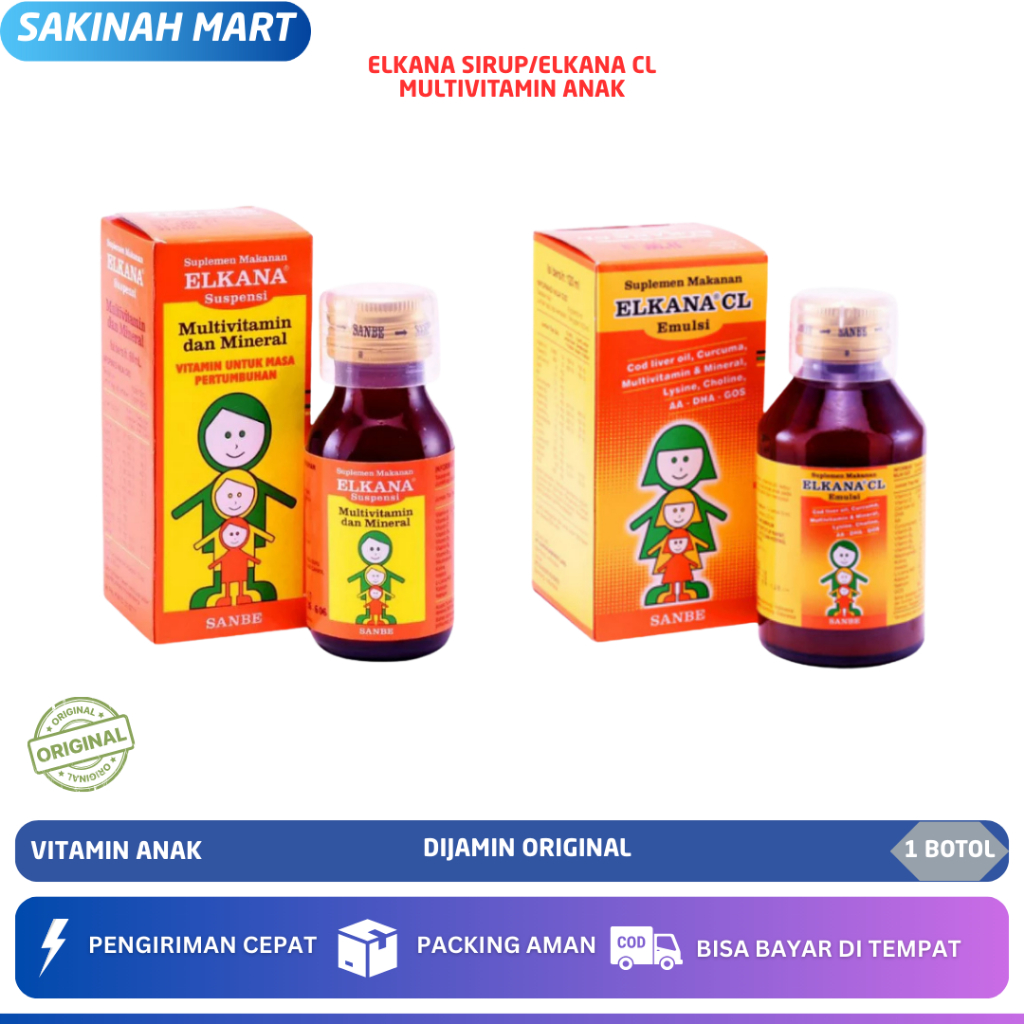 Elkana Sirup/Elkana CL - Multivitamin Anak