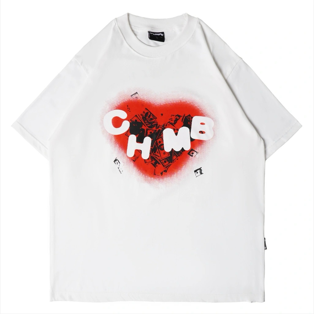 FALLIN Black Chambredelavain Oversized Tee - Two Tone HNM