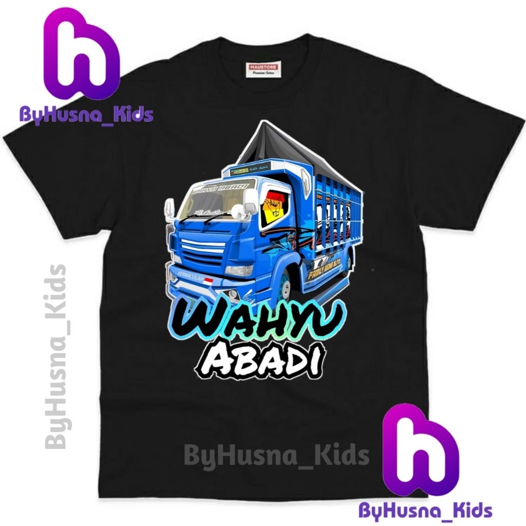 BAJU ANAK KAOS ANAK KARAKTER "TRUCK OLENG WAHYU ABADI" ATASAN ANAK