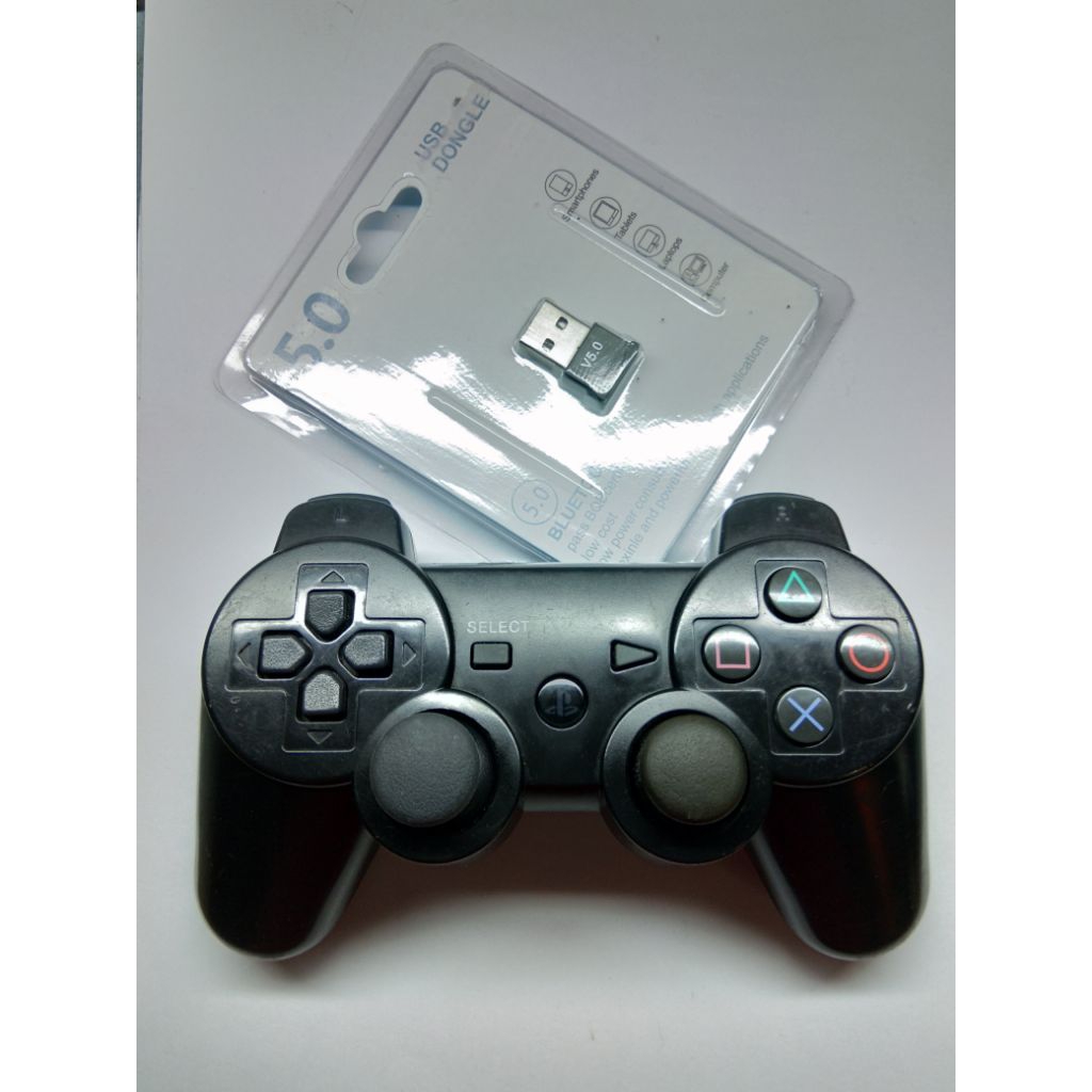 joystick ps3 stik ps3 OP + Bluetooth usb untuk playstation2