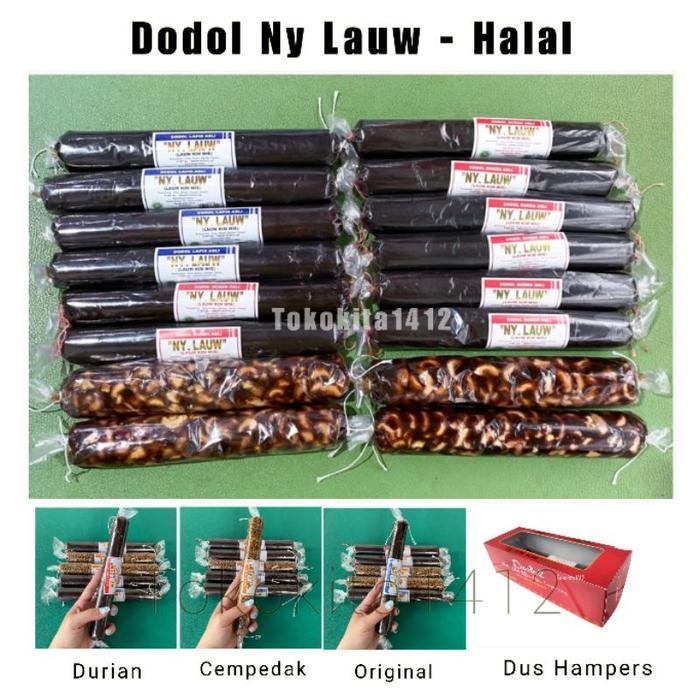 Dodol Ny. Lauw Lauw Kim Wie Dodol NY LAUW Asli Khas Tangerang Betawi Halal 200gr Dodol Ny Lauw Lauw 