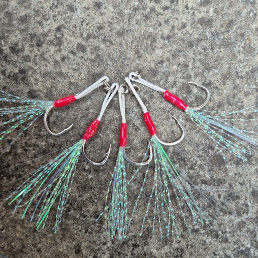 single asiss hook untuk  micro jig 5 - 10gram