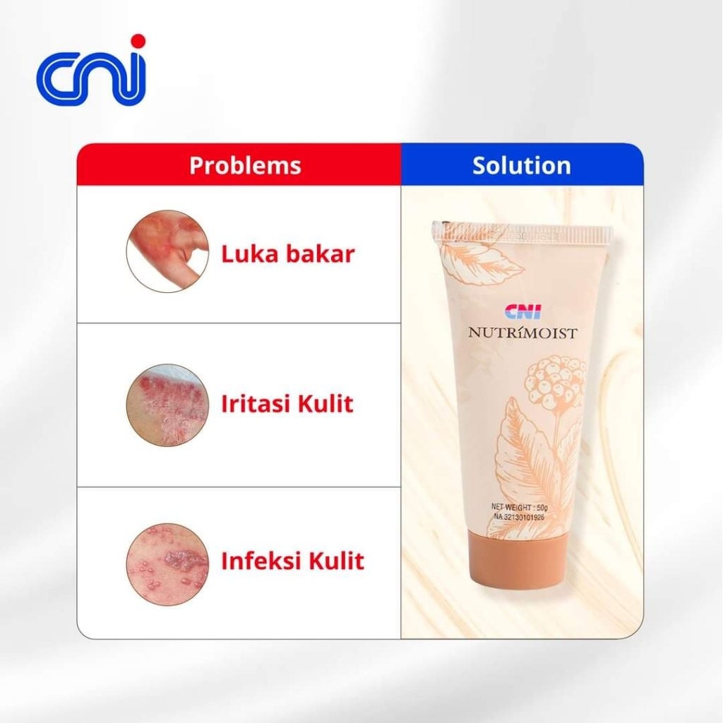 NUTRIMOIST Original CNI produk untuk segala macam luka .
