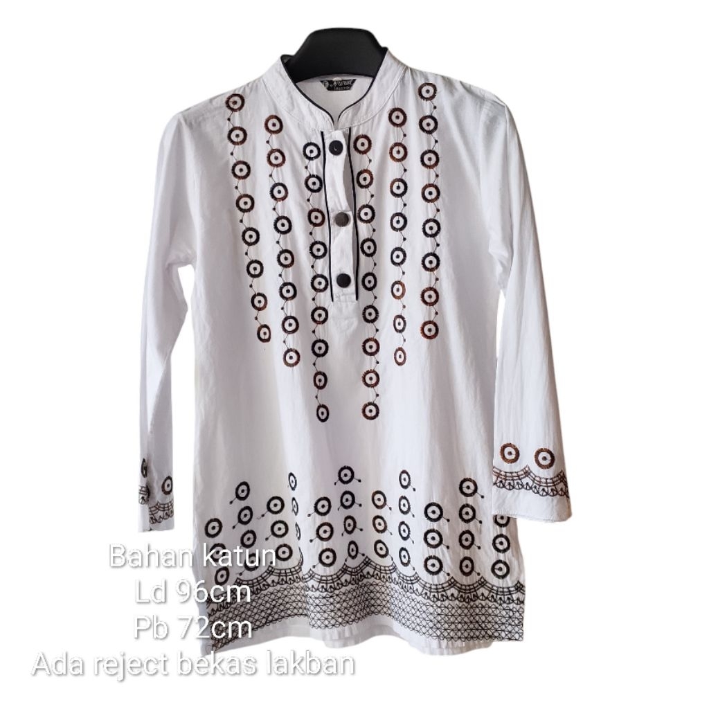 Pakaian wanita atasan baju  dress tunik cantik murah lebay