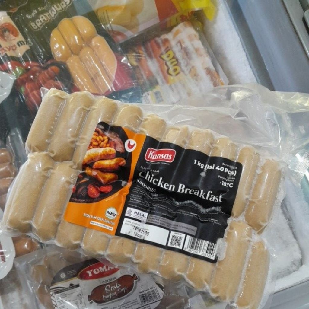 Kansas Sosis Ayam  Breakfast 1kg