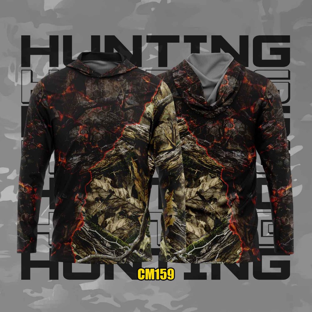 Jersey Camo Hunting Shoting_Baju Camo Premium_Baju Berburu Camo Hutan Series CM159_Baju Camo Printin