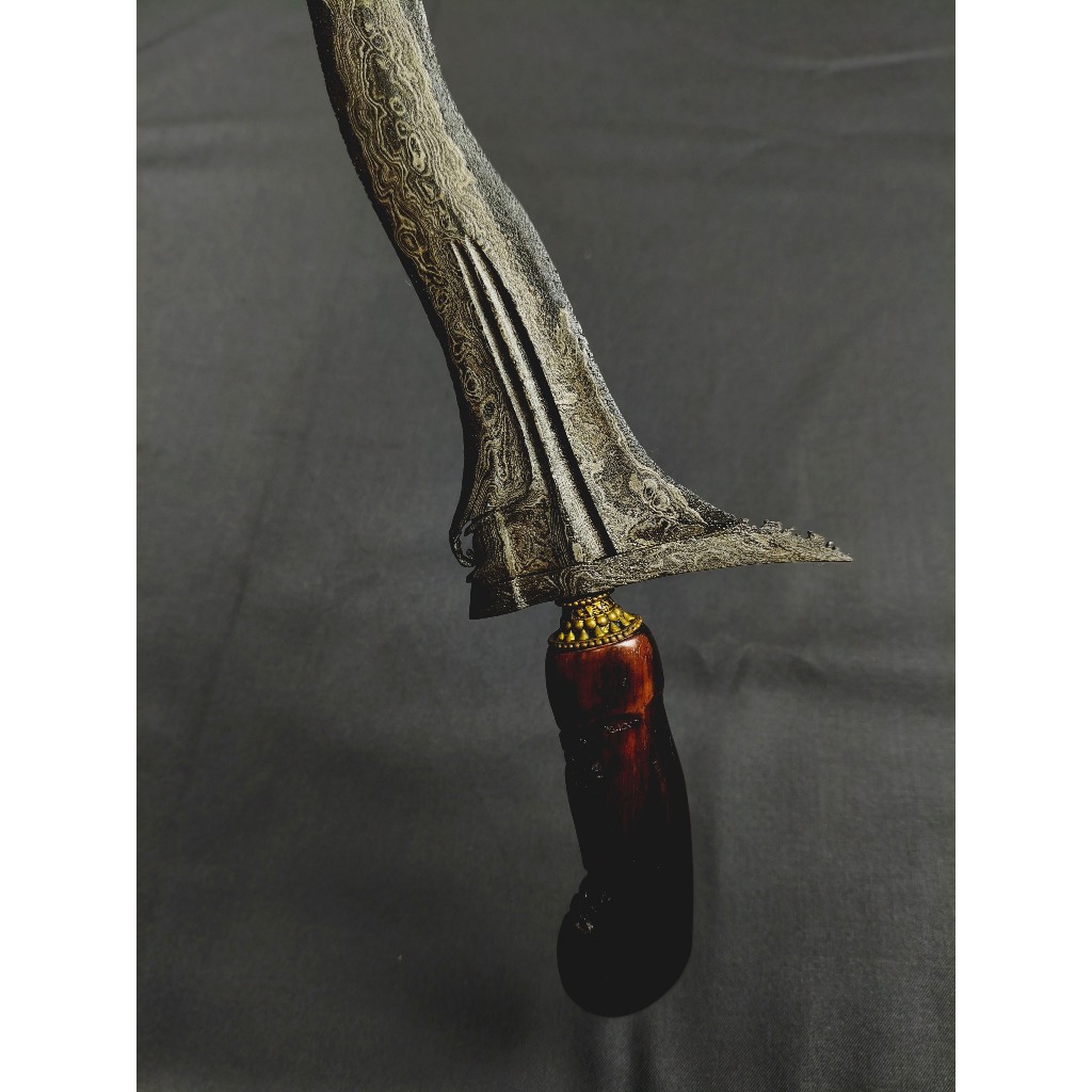 Keris Balebang Luk 7 Pamor Pedaringan Kebak