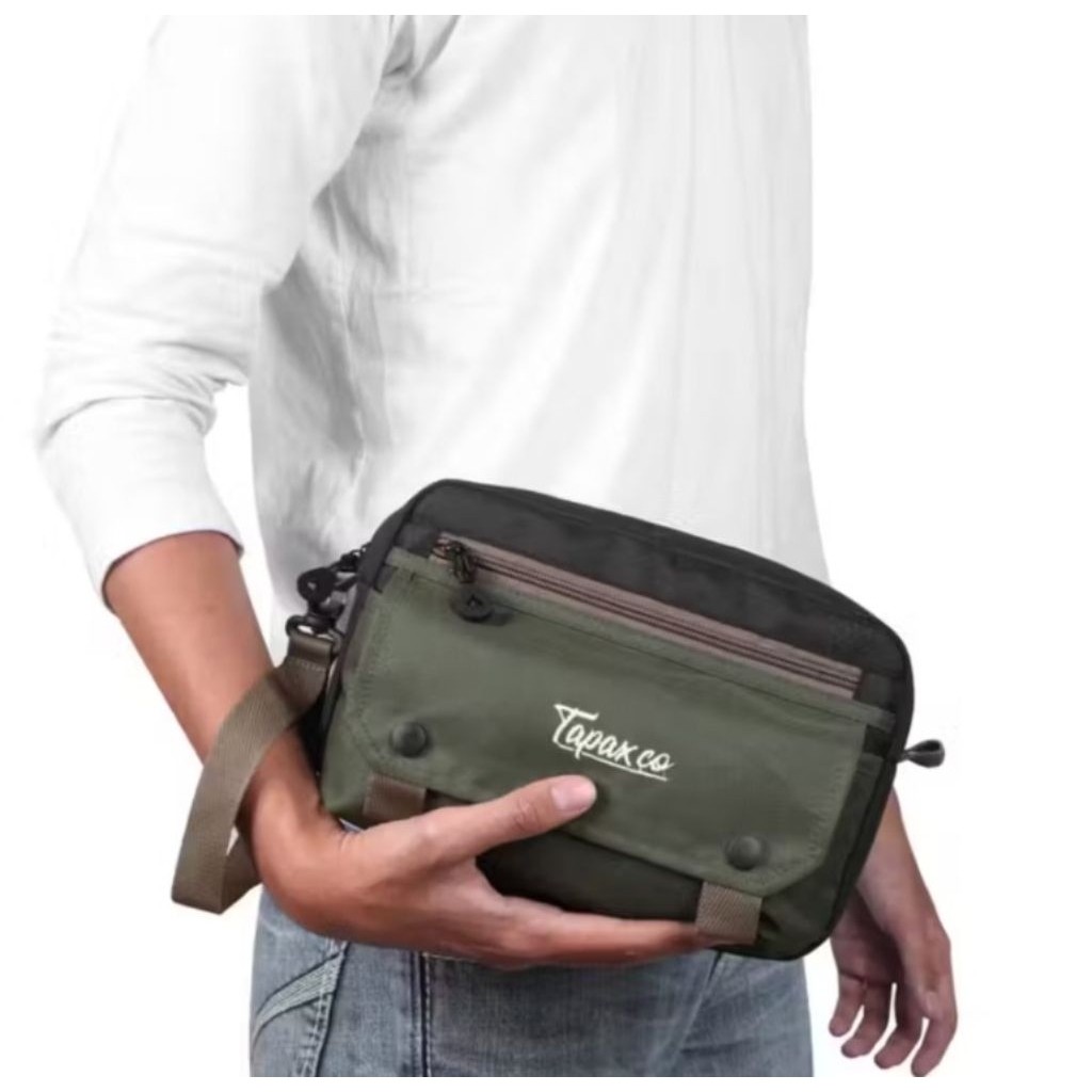 Tapaxco Original Tas Selempang Pria Wanita Sling Bag Unisex Casual Zora Tapax
