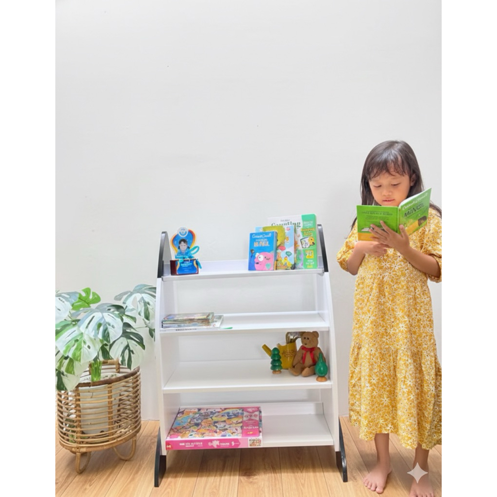 Rak rocket/ rak buku/ rak mainan/rak kayu/rak minimalis/rak buku anak/rak mainan anak/rak serbaguna/