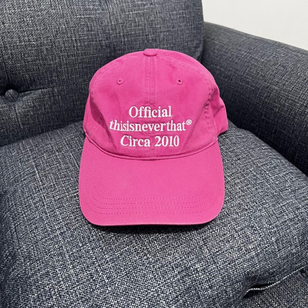 Thisisneverthat Times Pink Cap Hat Topi