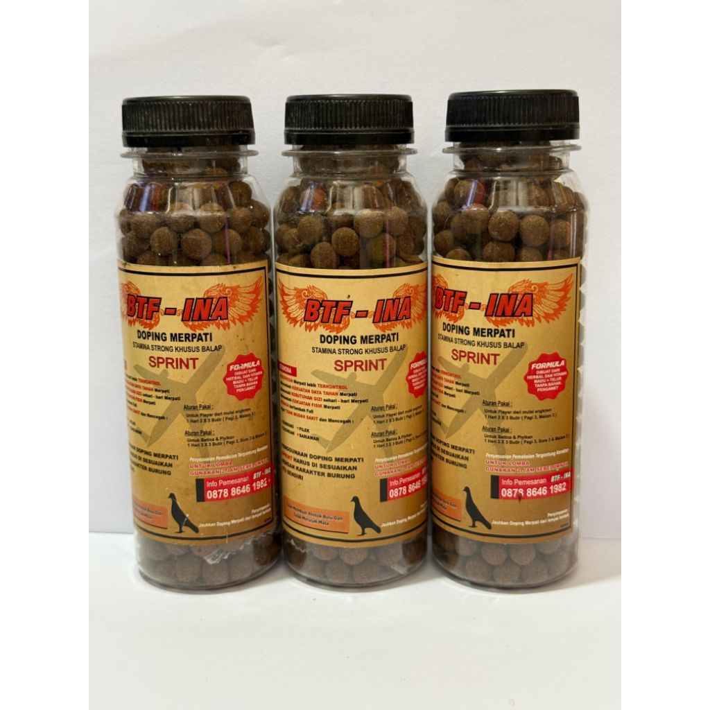 Btf ina sprint jamu merpati stamina strong khusus merpati balap