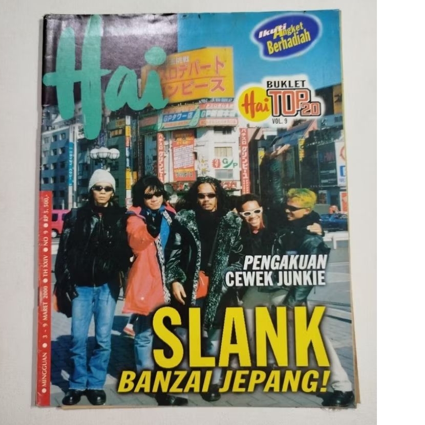 MAJALAH HAI COVER SLANK