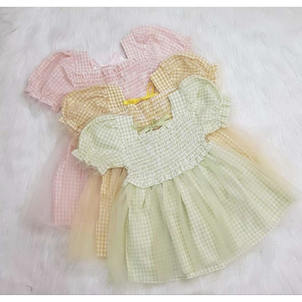 Dress Smoke Anak perempuan