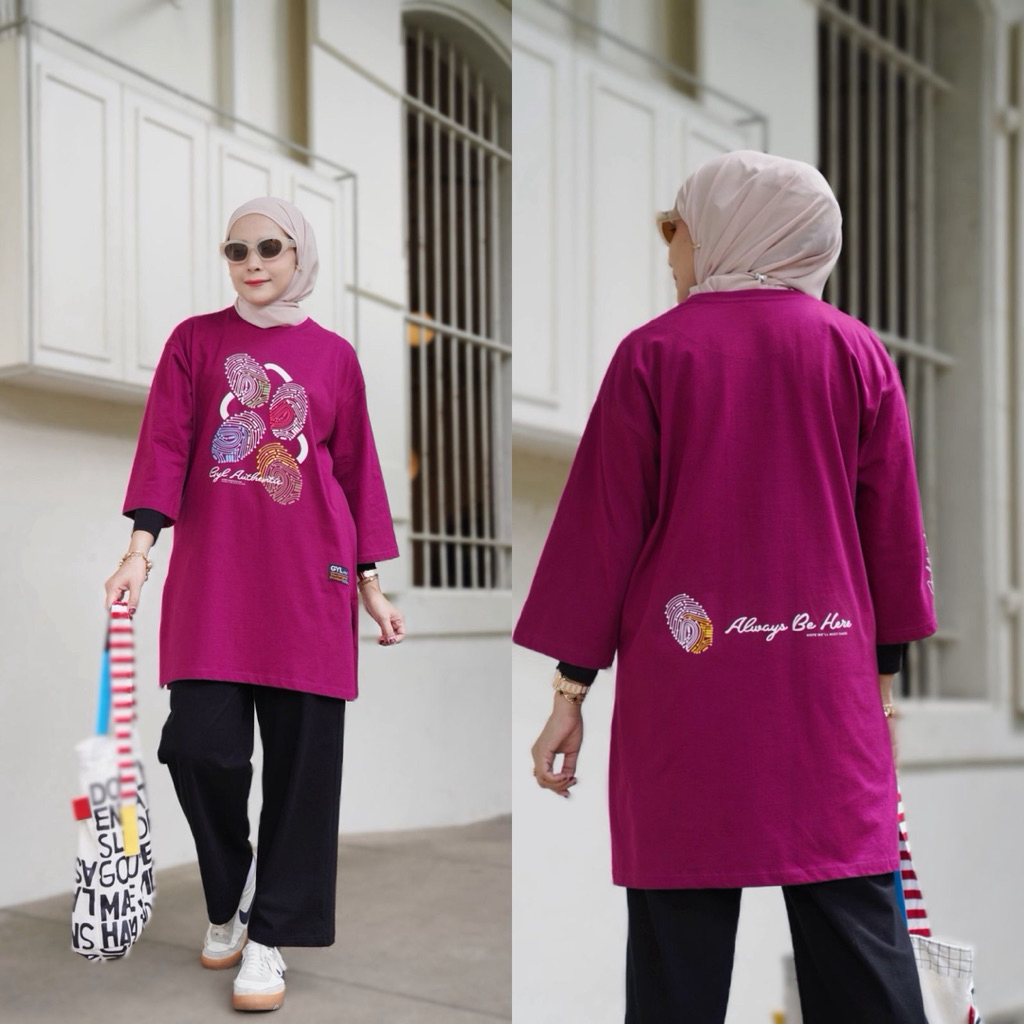 set tunik oversize by gyl authentic