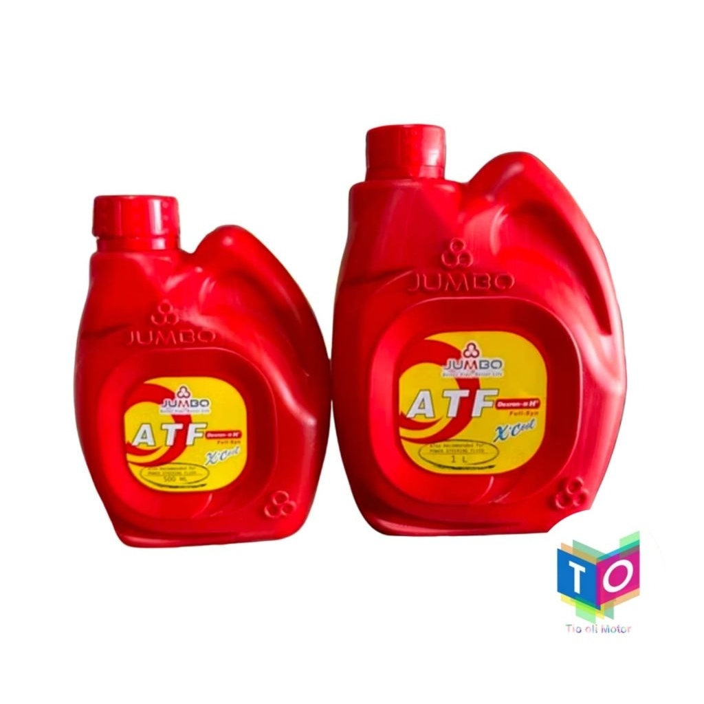 ATF Jumbo Oli Transmisi Jumbo - Oli Power Steering Fluid 500ml / 1.Liter Oli ATF Jumbo