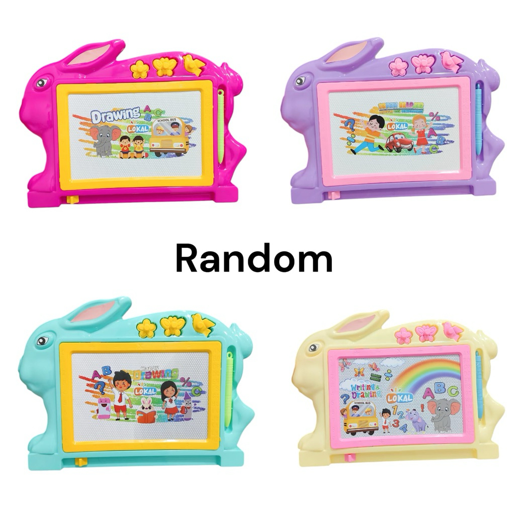 1163 mainan papan tulis magnet / mainan white board/ papan tulis  magnet edukasi anak anak / papan t