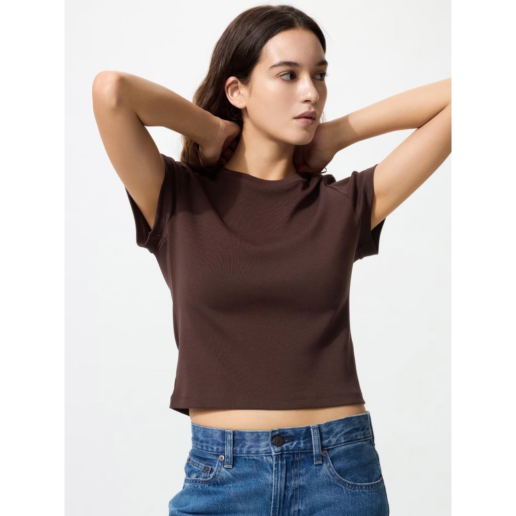 T-Shirt Mini (Crop Top) UNIQLO ORIGINAL