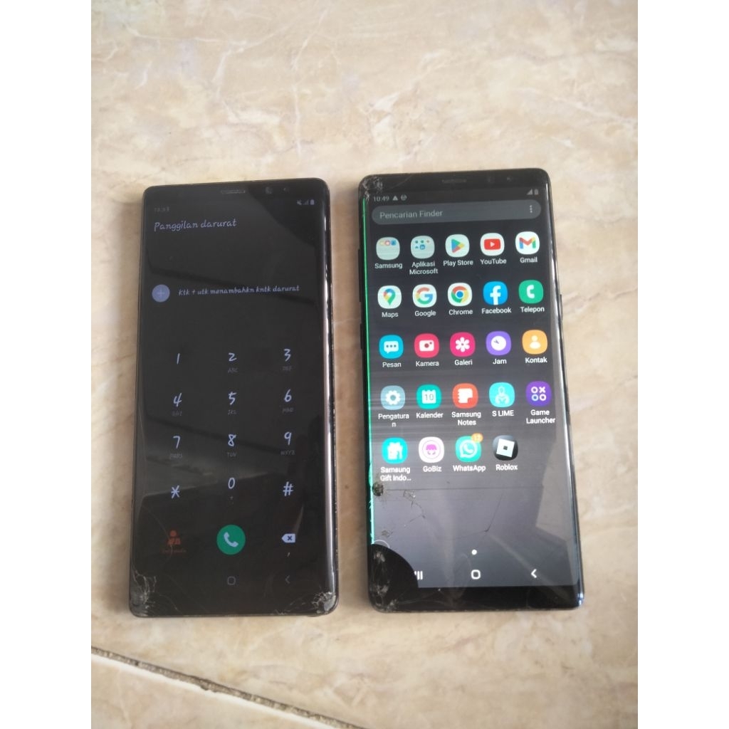 Borong Samsung Note 8 Minus LCD