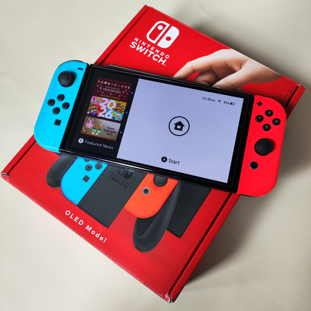 Nintendo Switch OLED Neon OFW [SG] Game Console Second Original