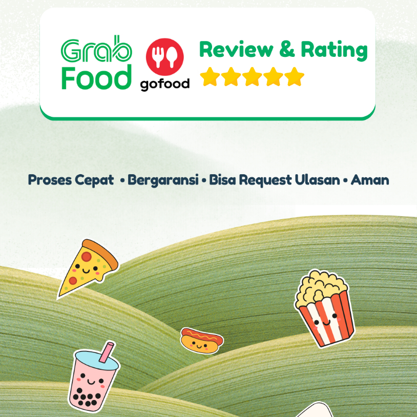 Review Rating Gofood / GrabFood Bergaransi