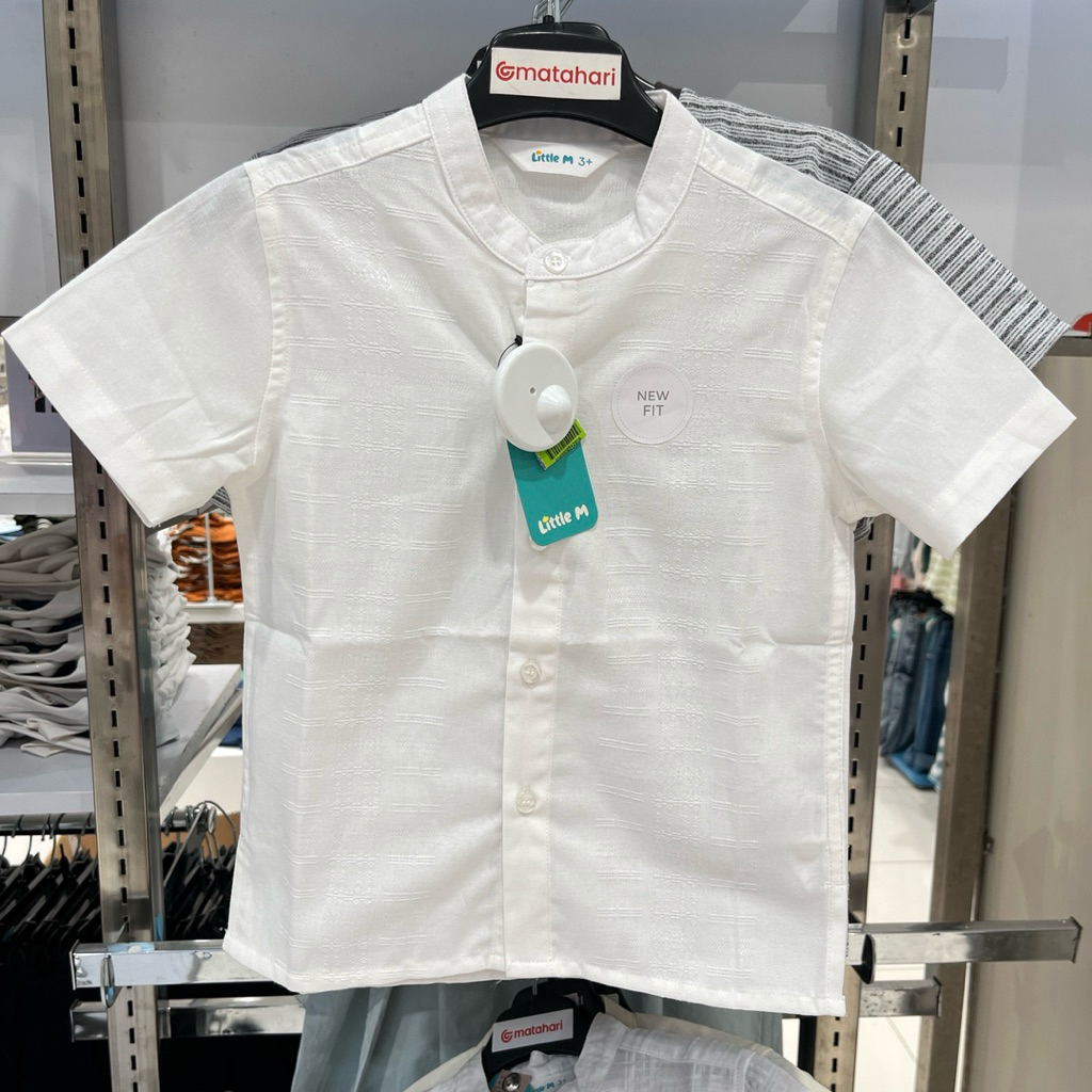 Baju Koko Texture Anak Laki-laki LITTL3-M Original By Matahari Department Store