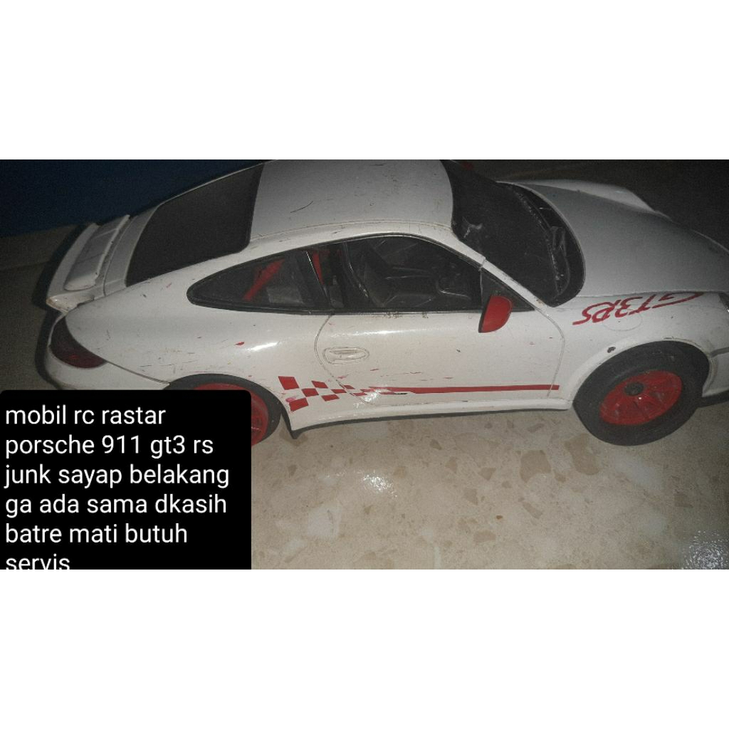 mobil rc rastar porsche 911 gt3 rs junk