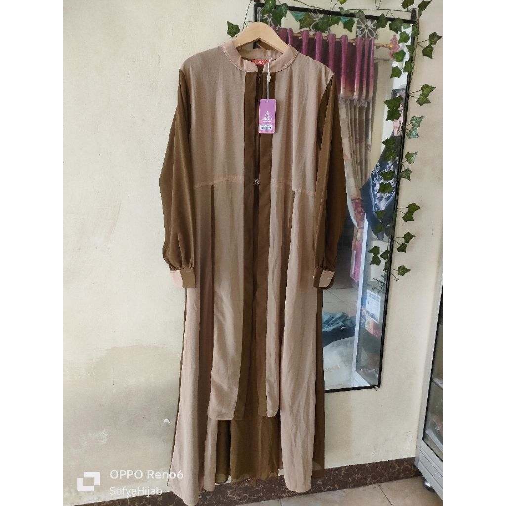 gamis Alhijaz rompi nempel