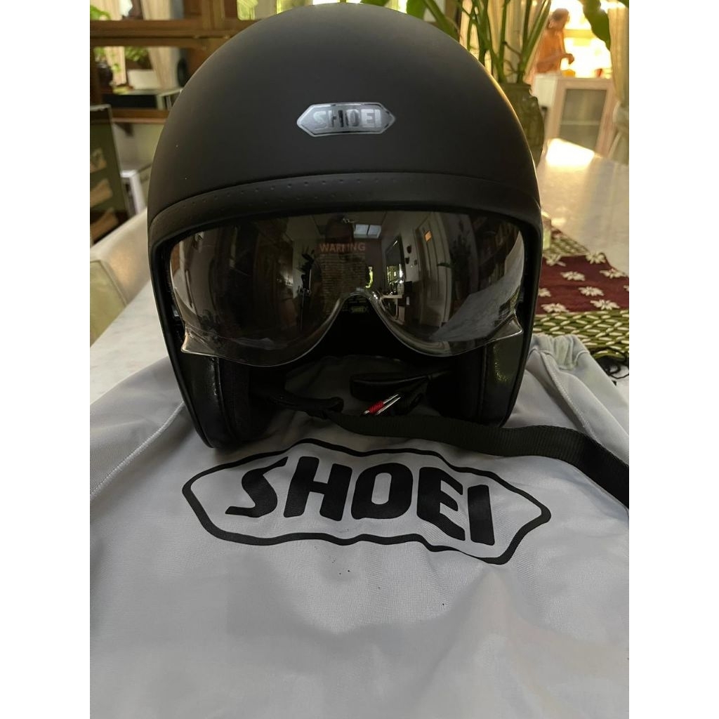 Helm half face Shoei J.O. Black matte