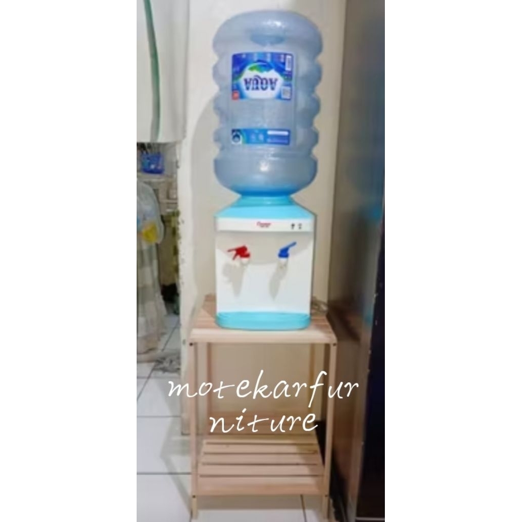 rak dispenser galon rak 2 susun rak multifungsi
